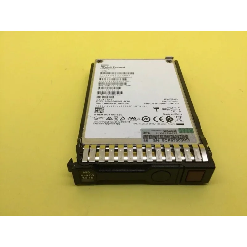 Z for NEW HPE P04533-B21 P06580-001 2.5'' 1.6TB SSD SAS 12G MU GEN10 Solid State Drive