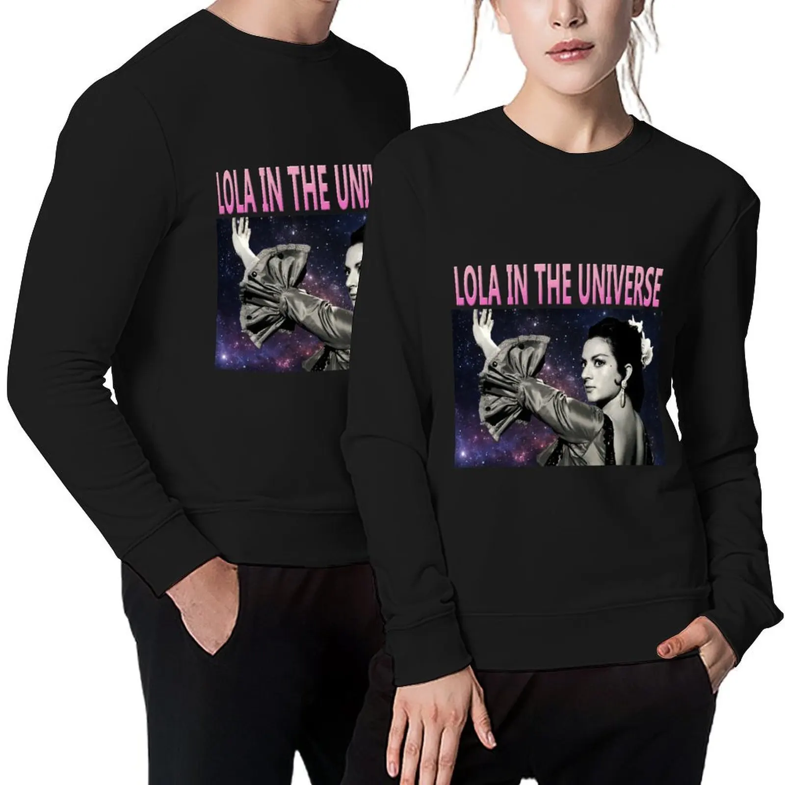 

LOLA FLORES IN THE UNIVERSE Pullover autumn clothes men's winter sweater autumn men sweatshirt