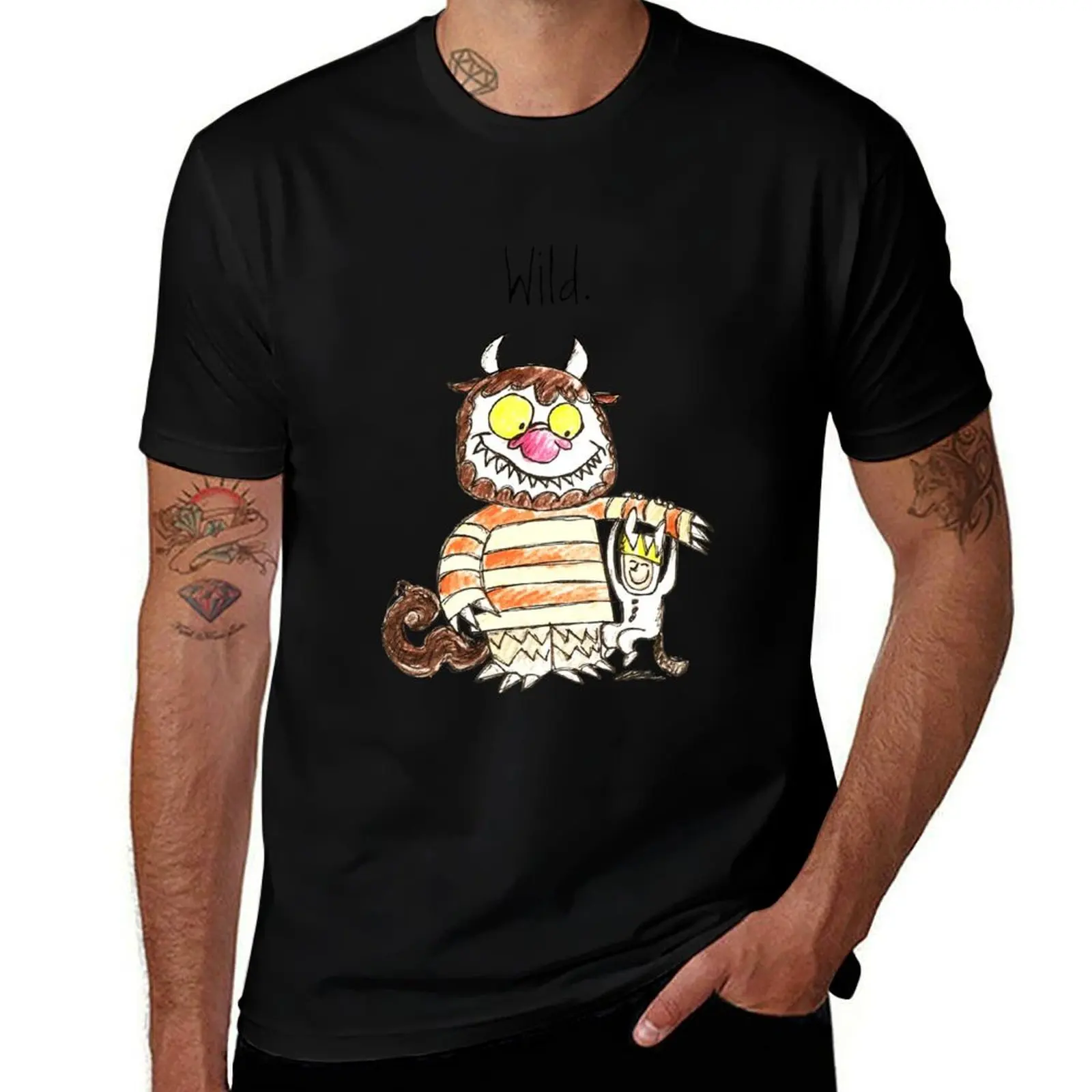 

WILD T-Shirt t shirts for man graphic tees anime t shirts for man t shirts for man cotton funny T-Shirt