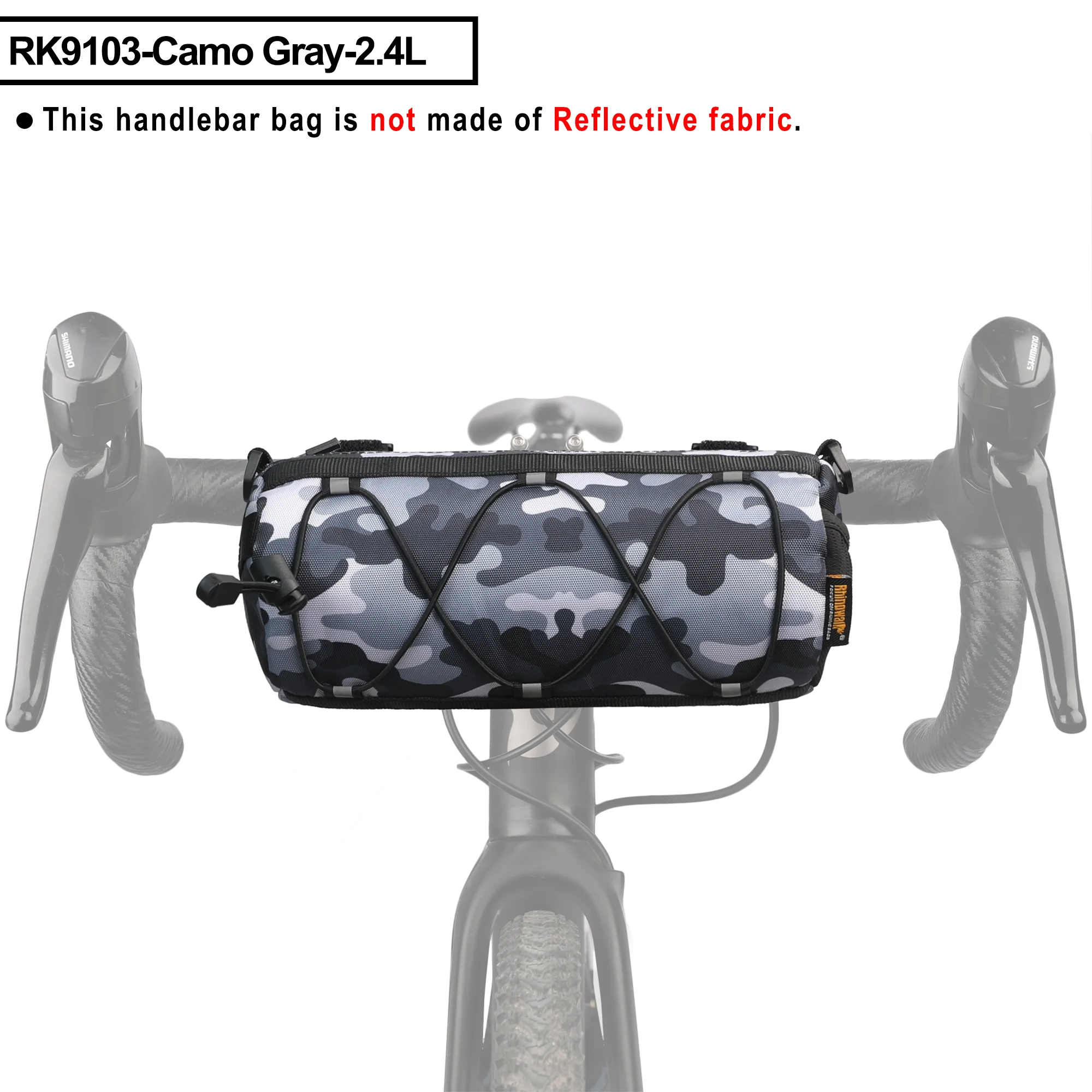 Rhinowalk 2,4 LBike Tasche Hohe Sichtbarkeit Reflektierende Fahrrad Lenker Tasche oder Andere Farben MTB Straße CyclingBike Rahmen Rohr Tasche