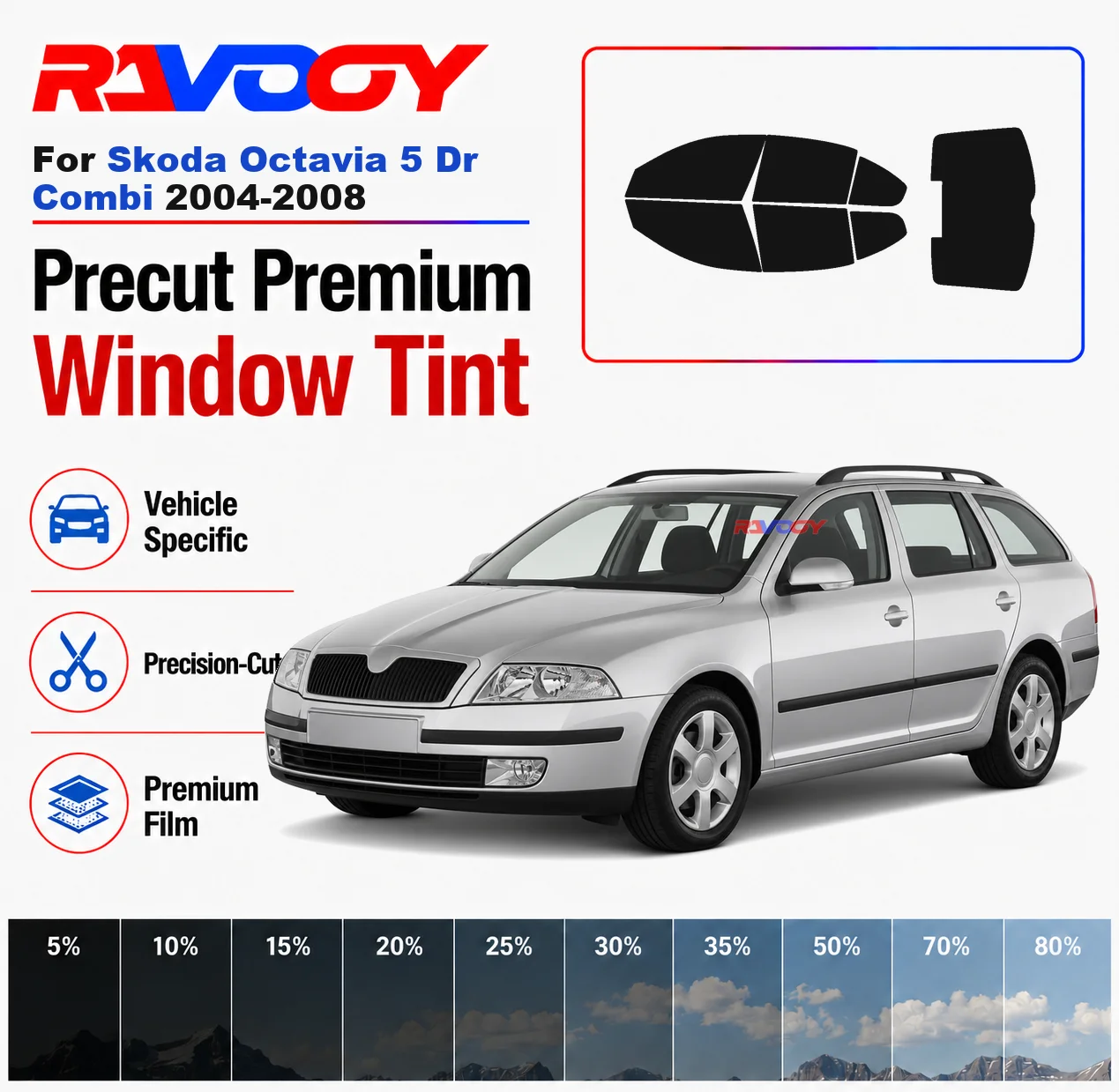premium-precut-window-tint-kit-front-rear-windows-for-skoda-octavia-5dr-combi-2004-2008-complete-set-car-solar-nano-ceramic-film