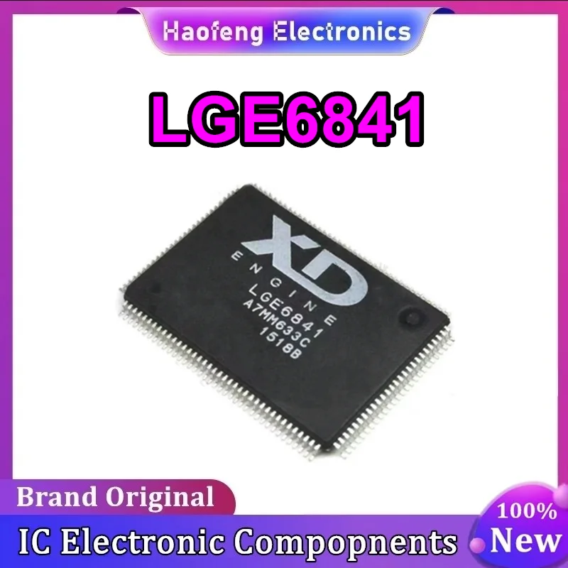 LGE6841 QFP128 IC-chip 100% nieuw origineel op voorraad