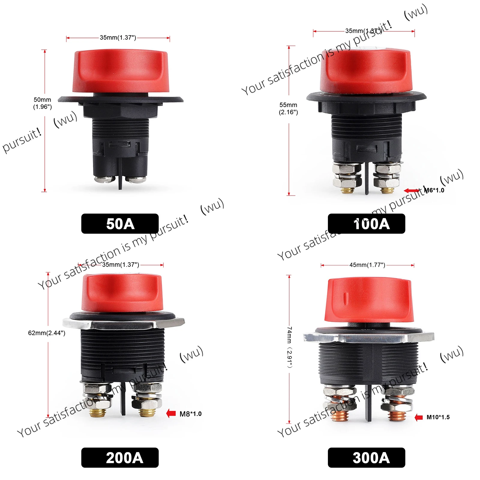 DC 32V circuit breaker power isolator 50/100/200/300A cut-off relay switch kit, suitable for automobiles, motorcycles, etc