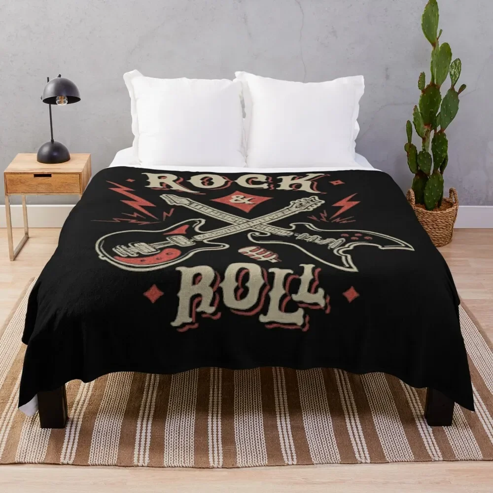 Rock N Roll Classic Throw Blanket for babies Sofas christmas gifts Blankets