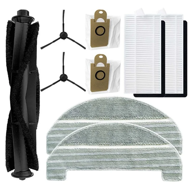 A39M For Ihome Autovac Nova Self Empty Roller Heap Filter Mop Cloths Dust Bag Robot Vacuums Spare Parts Parts Kit