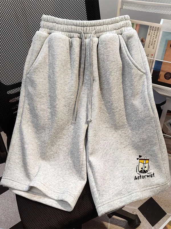 

Мужская летняя повседневная спортивная одежда American Sle, свободная верхняя одежда длиной пять четвертей, дышащая, удобная