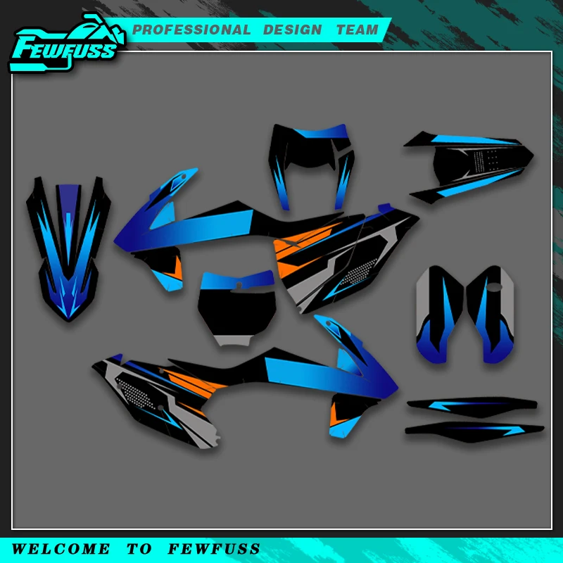 

Fewfuss For KTM 125 250 350 450 500 SX SXF XC XCF 2016 2017 2018 EXC EXCF XCW 2017 2018 2019 Graphics Decal Stickers Motorcycle