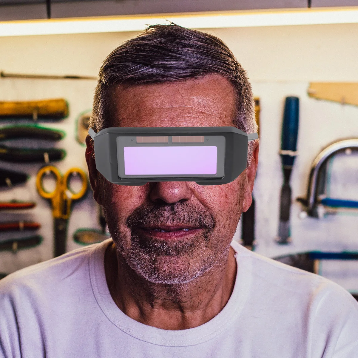 

Solar Powered Auto Darkening Welding Goggle Auto Darken Filter Safety Protective Welding Glasses Mask Eyes Goggles Anti-f