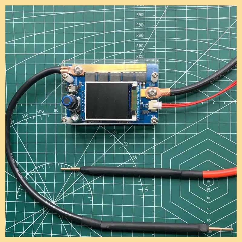 

GOOD-Mini Spot Welder Control Board 7-14V Digital Display Spot Welding Machine DIY 18650 Lithium Battery Control Board