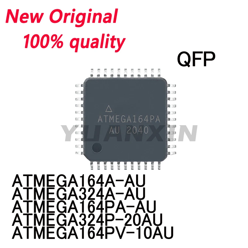 1/PCS New Original ATMEGA164A-AU ATMEGA164PA-AU ATMEGA324P-20AU ATMEGA324A-AU ATMEGA164PV-10AU QFP In Stock