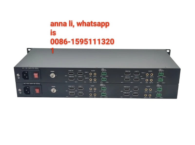 

4 канала 10 км Lc 4k60HZ HDMI видео вход с петлей аудио RS232 передатчик приемник оптоволоконный преобразователь удлинитель приемопередатчик