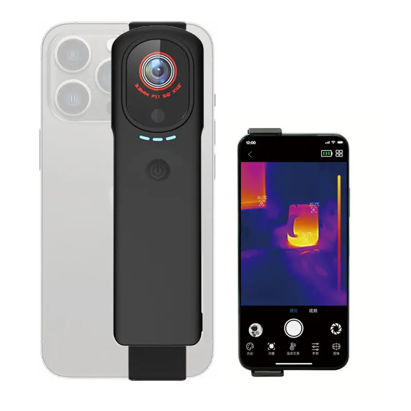 25Hz Refresh Rate YXW256 Infrare Thermal Imager Camer for Mobile Phone Repair,Inspect Underfloor Heating System,Portable
