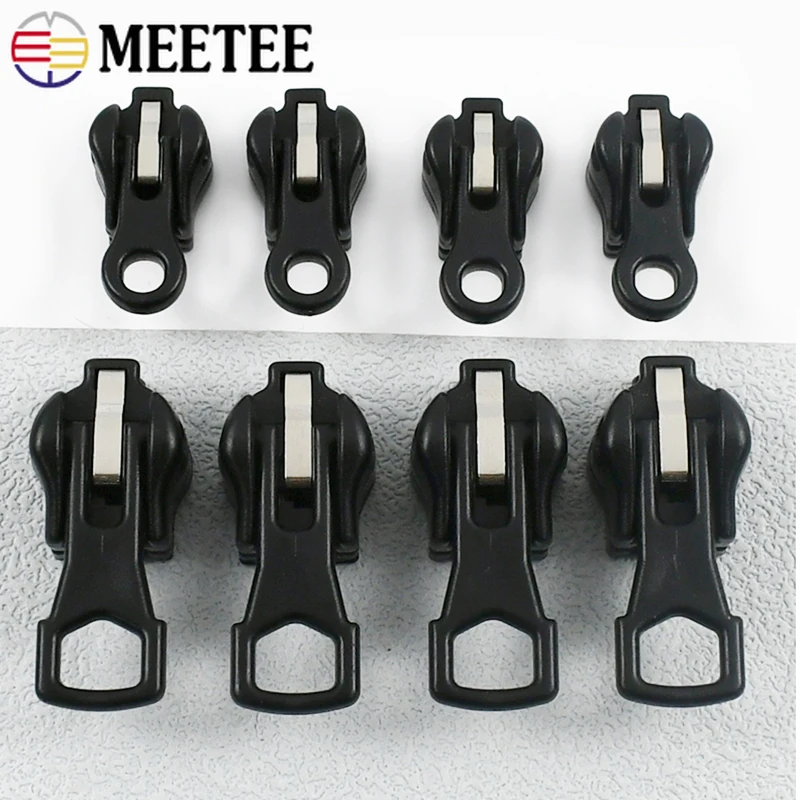 

5/10/30Pcs 3# 5# Zipper Slider for Nylon Resin Metal Zippers Bag Pocket Universal Zip Puller Repair Clothes Sewing Accessories