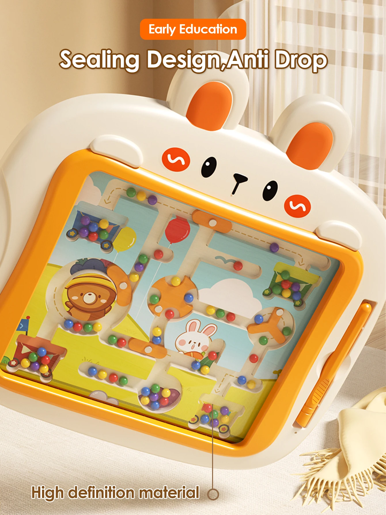 لوحة رسم مغناطيسية للأطفال ، لغز ، لعبة ، لون ، متاهة ، التعرف ، الرقم ، التعرف ، المنطق ، التمرين ، 1 #5