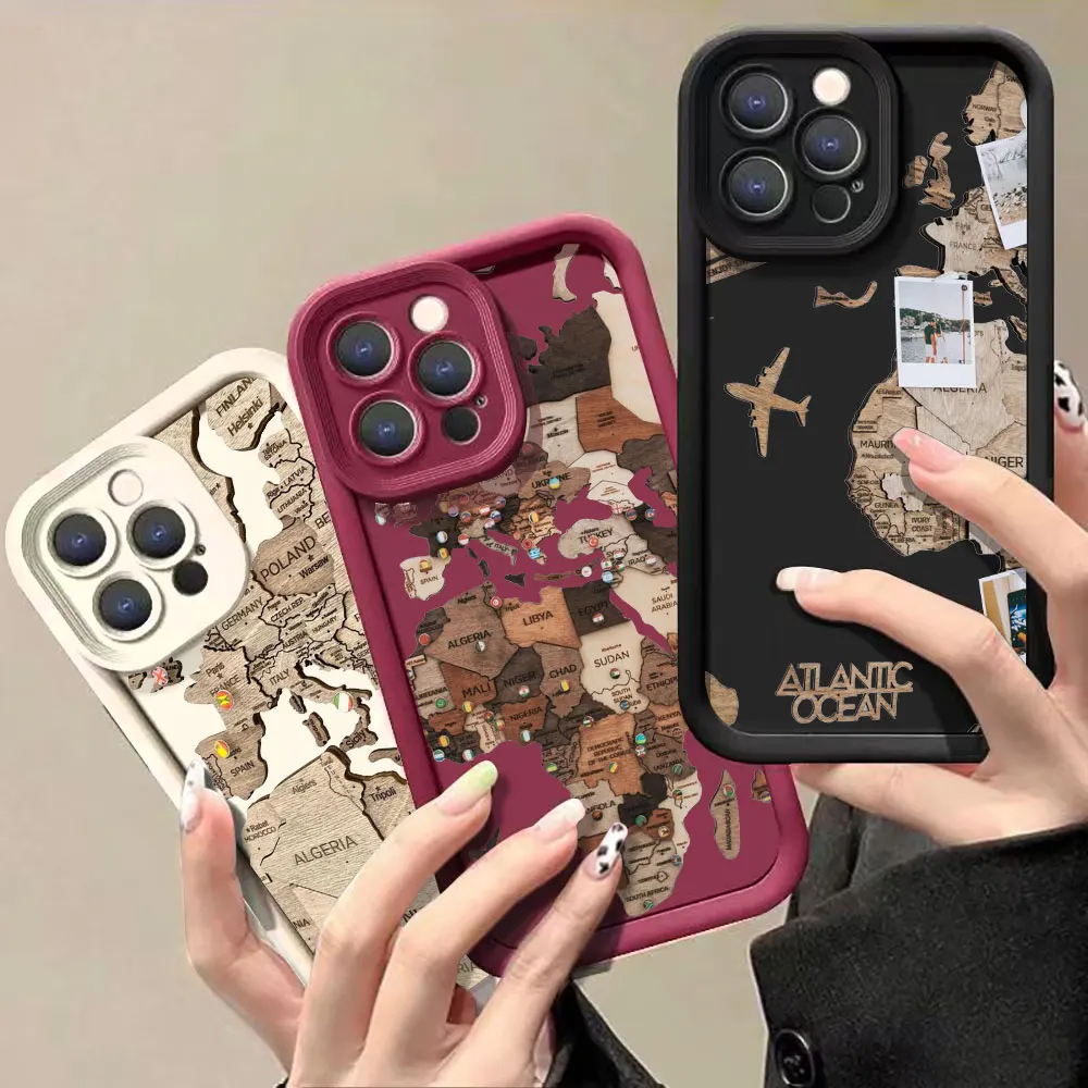 

Planes World Map Travel Cool Case For Samsung Galaxy A55 A54 A53 A52 A51 A73 A71 A35 A34 A33 A32 A31 A25 A24 A23 A21S A20S Cover