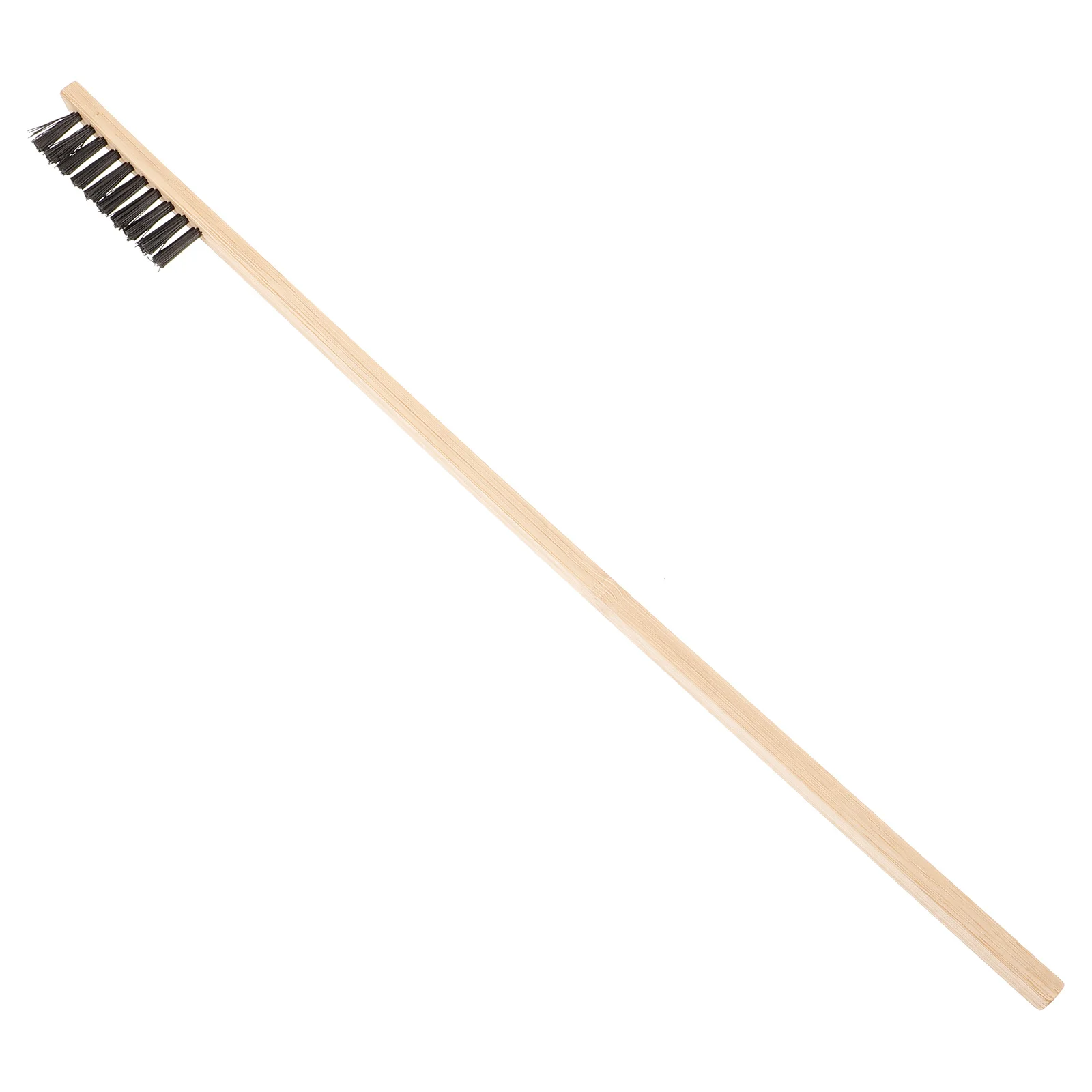 

Professional Bird Cage Brush Extra Long Handle for Hard to Reach Areas Bamboo Sturdy Cleaning Tool for Pet Cage Care