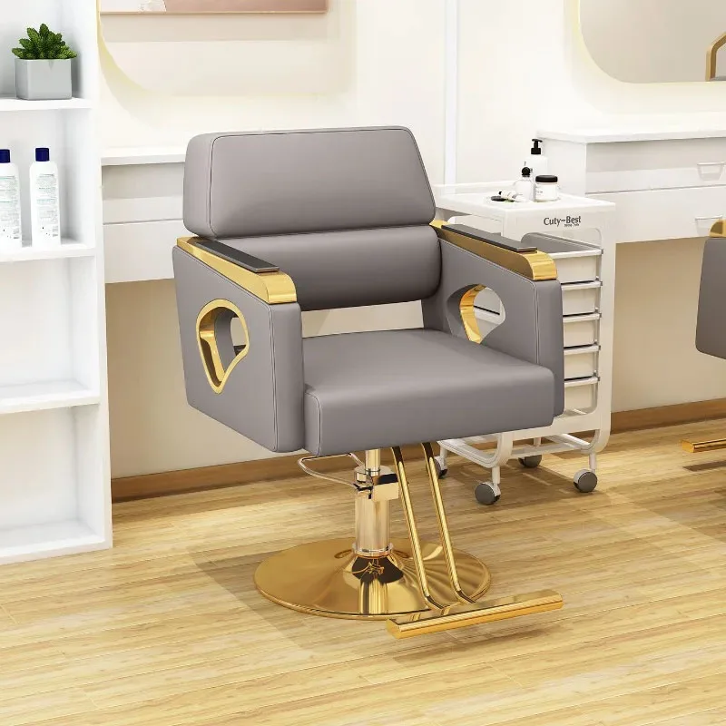 Display Luxury Salon Chair Vintage  Aesthetic Nordic Salon Chair Hairdressing Trendy Cadeira De Salão De Beleza Hair Furniture