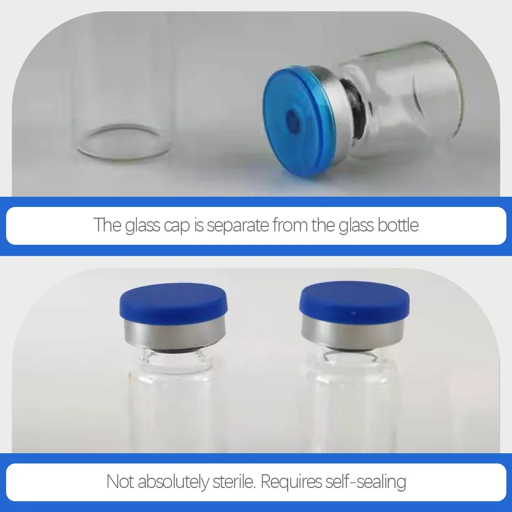 

30Pcs Glass Vial 10Ml Small Empty Vials for Liquid Medicine Essential Oil Perfume Toner Lab Use Leak Proof Sterilizable Medicine