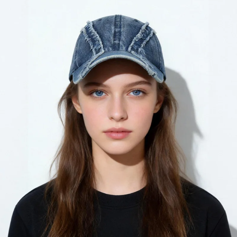 

Baseball Cap Denim Men Women Adjustable Hat Sun Protection Accessory For Golf Climb Running Sports Outdoor