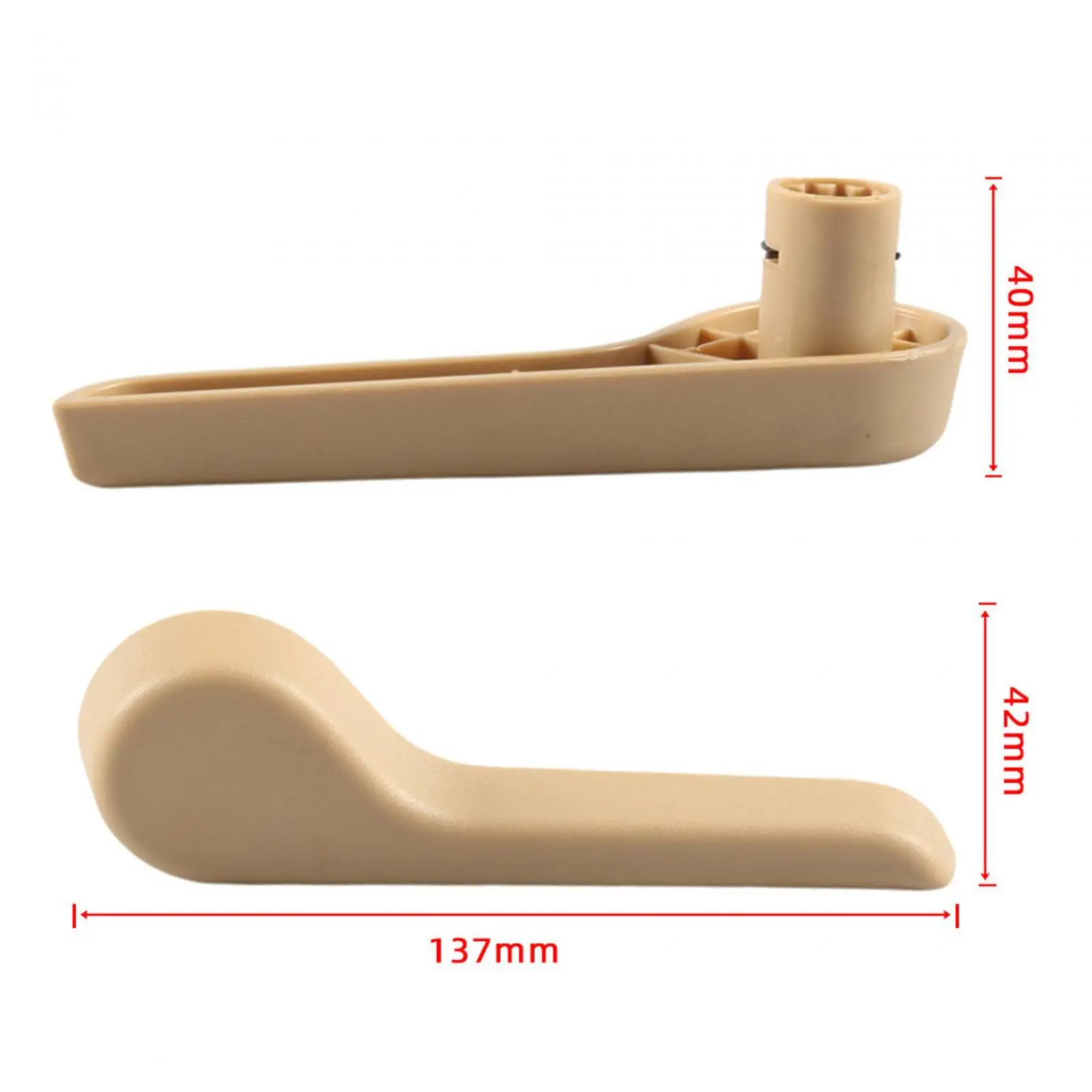 Seat Recliner Adjustment Handle Accessory for Chevy Suburban 1500 2500 2007-2014 Plastic Frosted Grip