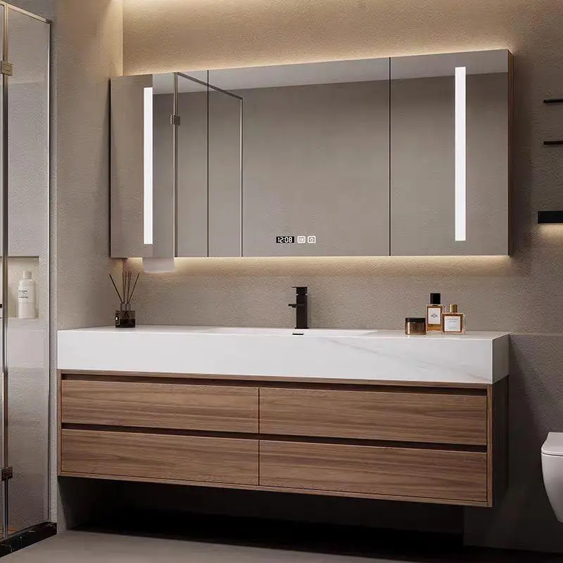 

Шкаф для ванной комнаты в древнем стиле, комбинированная ванная комната, современный простой стильный столик, шкаф во французском стиле, мебель для дома Gabinetti