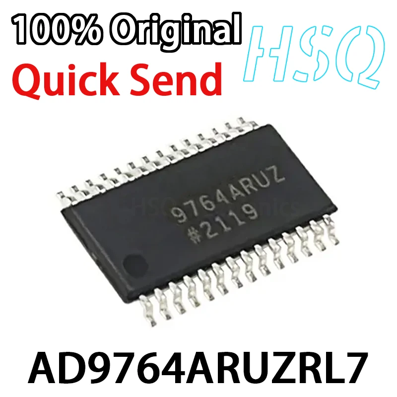 1PCS AD9764ARUZRL7 AD9764ARUZ 14 Bit DAC Digital To Analog Converter TSSOP-28 Brand New Original