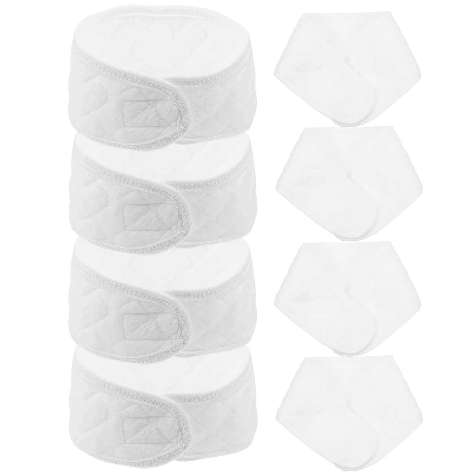 8 قطعة العصابات البطن الوليد القطن الطفل البطن حامي قابلة لإعادة الاستخدام الدفء الاحتفاظ ليلا التيار المتناوب استخدام حزام الحبل السري #5