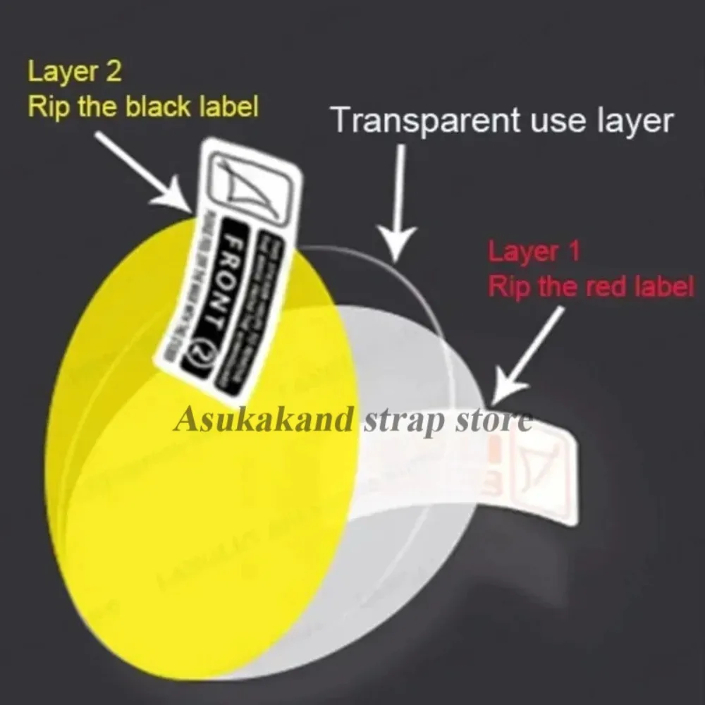 2/4/6/8/10 PCS TPU Hydrogel Film For Omega For Swatch Watch Screen Protector For Bioceramic MoonSwatch SO33 Full Coverage Films