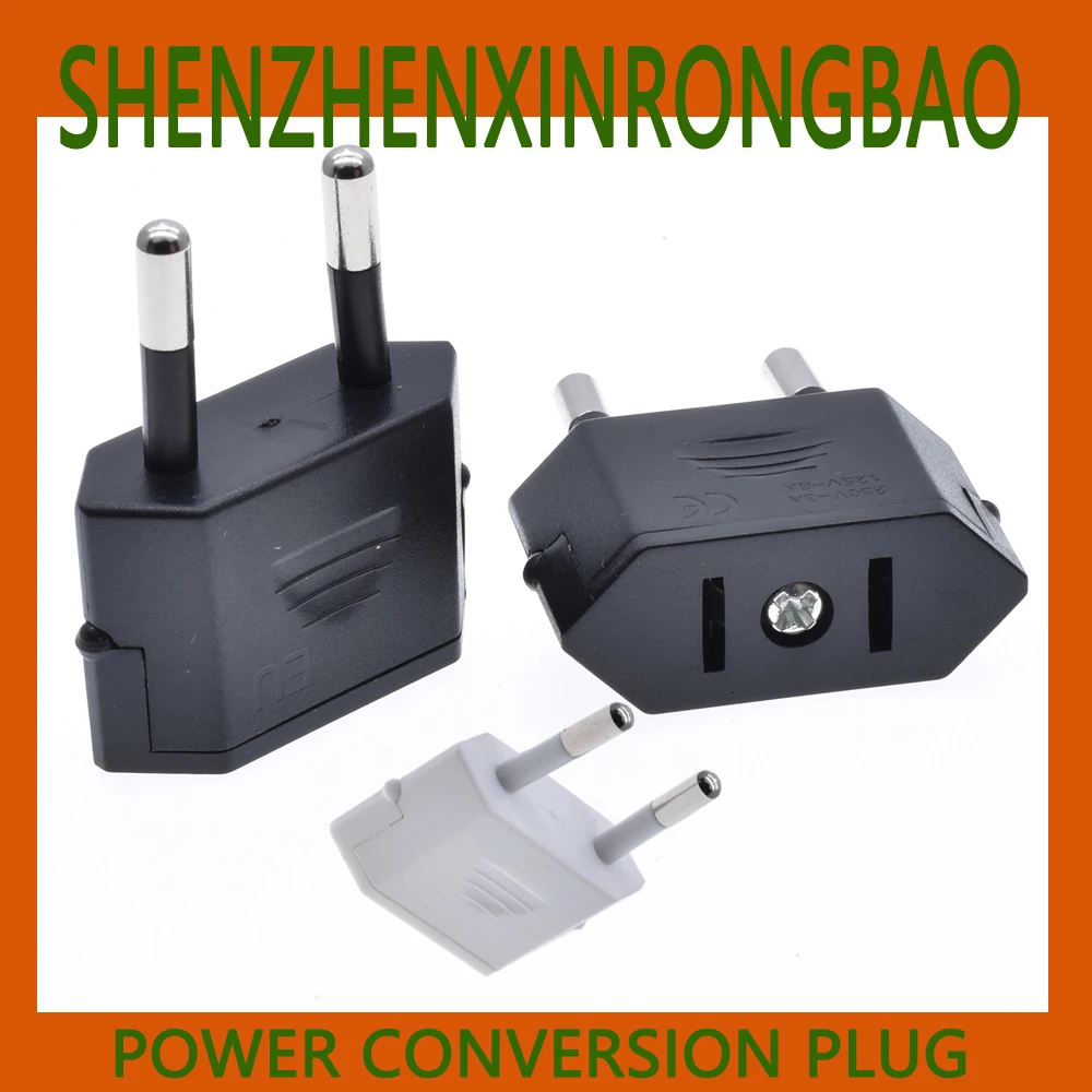 

New CN US To EU Plug Adapter 6A AC Converter American China To EU Euro Europe Travel Power Adapter Type C Plug Electrical Socket