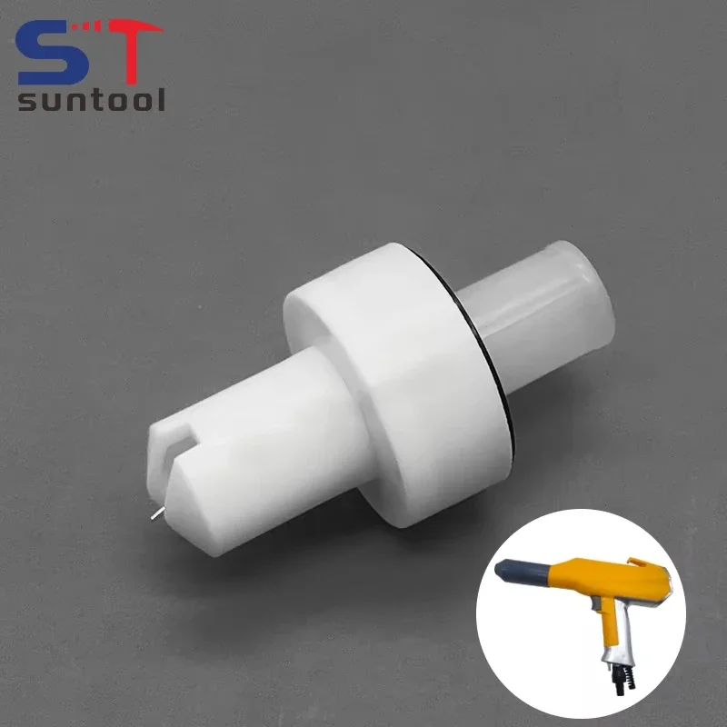 Powder Coating Spare Part 100% Interchangeable Electrode Holder With Flat Jet Nozzle For GM02/GA02 Powder Spray Gun