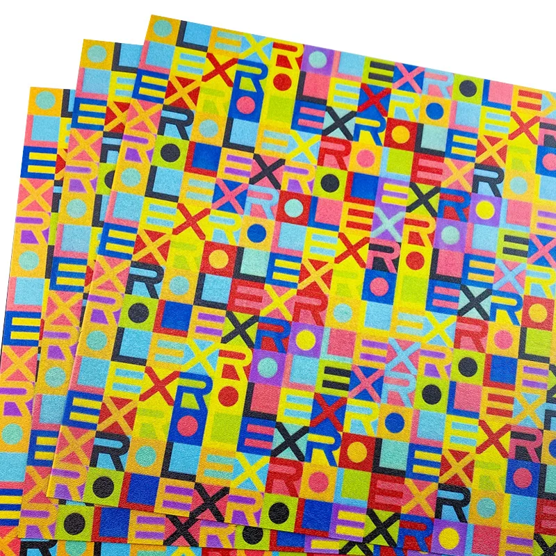 Highly Saturated Letter Geometric Pattern 8 Sizes KYDEX Thermoform Sheet Board Thermoplastic Plate For Scabbard Holsters Sheath