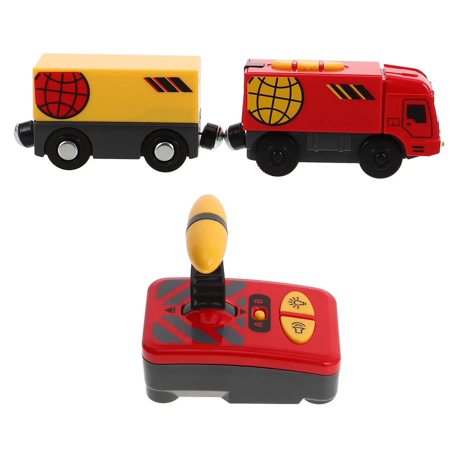 Remote Control Electric Small Train Set Battery Operated Locomotive for Kids Creative Play Imaginative Learning Children Gift