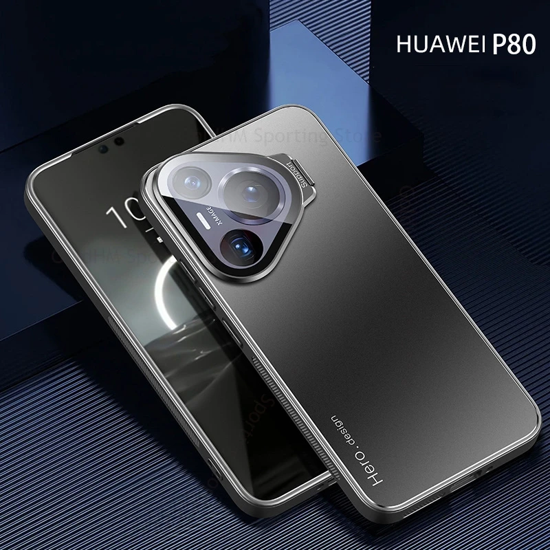

For Huawei Pura 80 Pro Plus Camera Flim Flip Stand Magnetic Case For HUAWEI Pura 70 Ultra P60 Pro For Magsafe Magsafing Cover