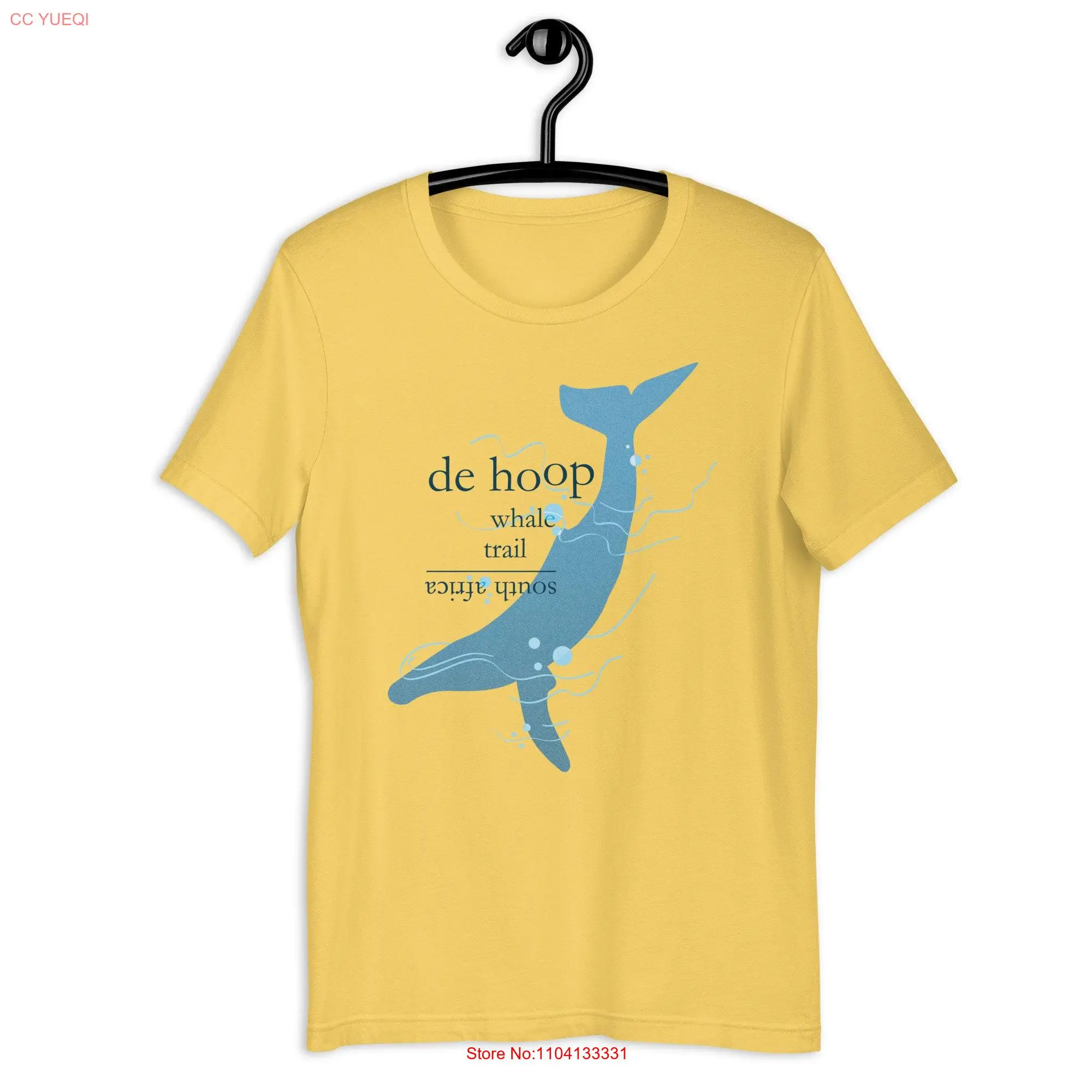 de hoop whale Trail South Africa t shirt long or short sleeves