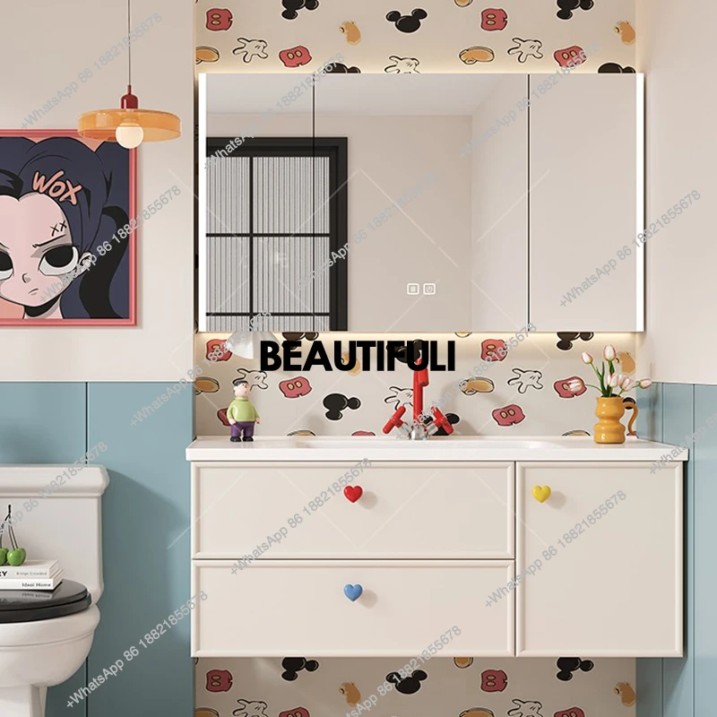 

Toilet Organizer Mirror Bathroom Cabinet Vanity Skincare Decorations Wooden Cupboard Space Saver White Gabinete Home Furniture