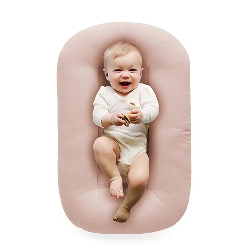 75x45x9cm Newborn Sleeping Baby Crib Nest Lounger Portable Snuggle Infant Nest Bed Boys Girls Baby Playpens Cribs for Babies