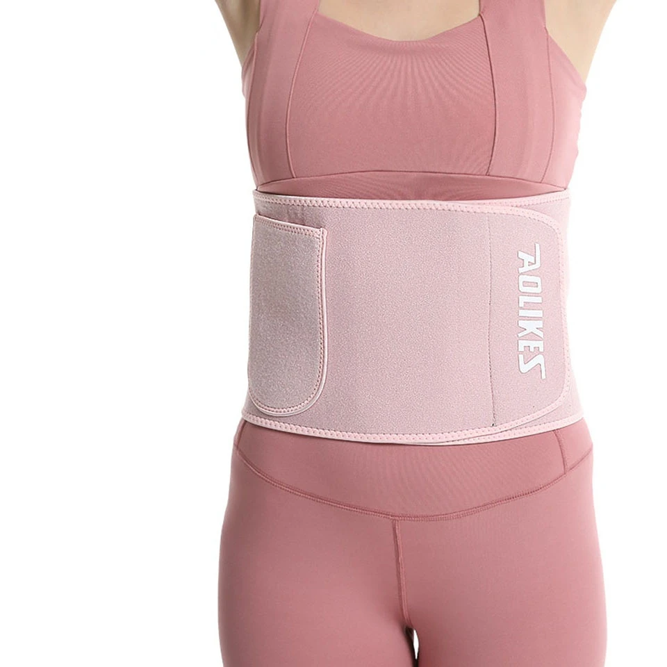 Sports Strap Waist Trainer Back Support Brace Silver Cover Sauna Sweat Belt Weight Loss Slimming Body Shaper Faja Girdle