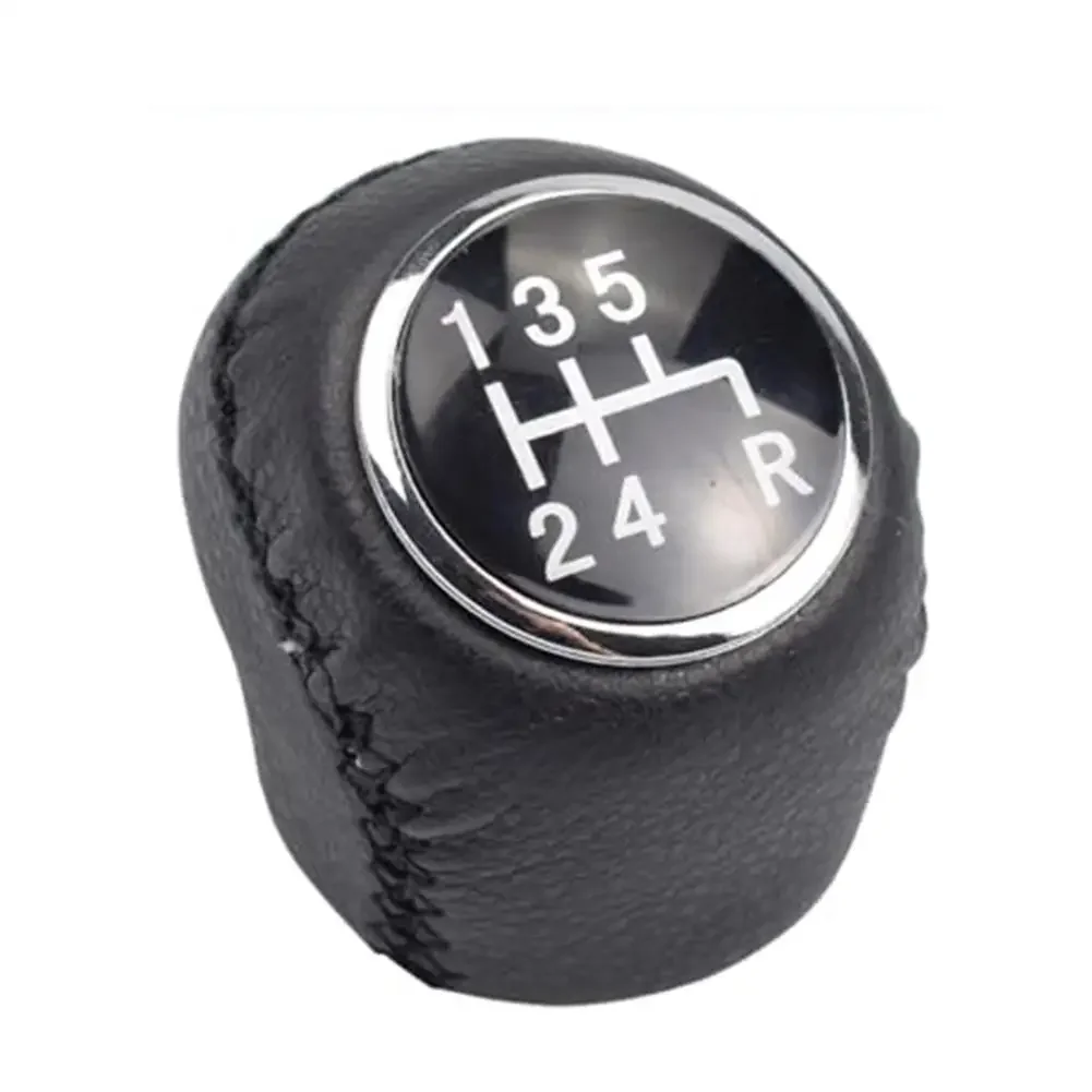 

5/6 Speed Car Manual Gear Shift Knob With Black Boot Cover Shifter Lever Hand Ball For Fiat Citroen Peugeot Boxer 2002-2014