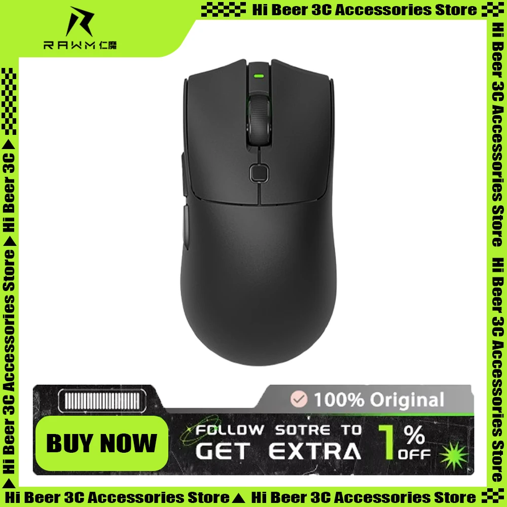 

Rawm Sa-Sh01 Pro Wireless Mouse Paw3950 Nordic52840 8k Return Ergonomics Mouse Gaming Esports Mice Pc Accessories Gamer Man Gift