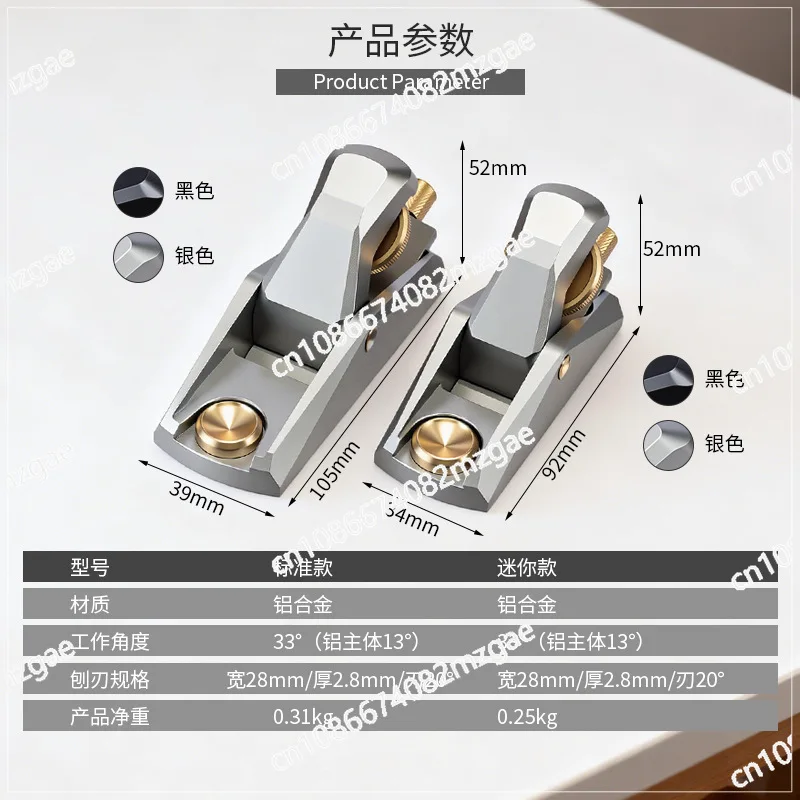 Woodworking Low Angle Aluminum Planer Mini Mini European Flat Planer  Trimming Hand Push Planer