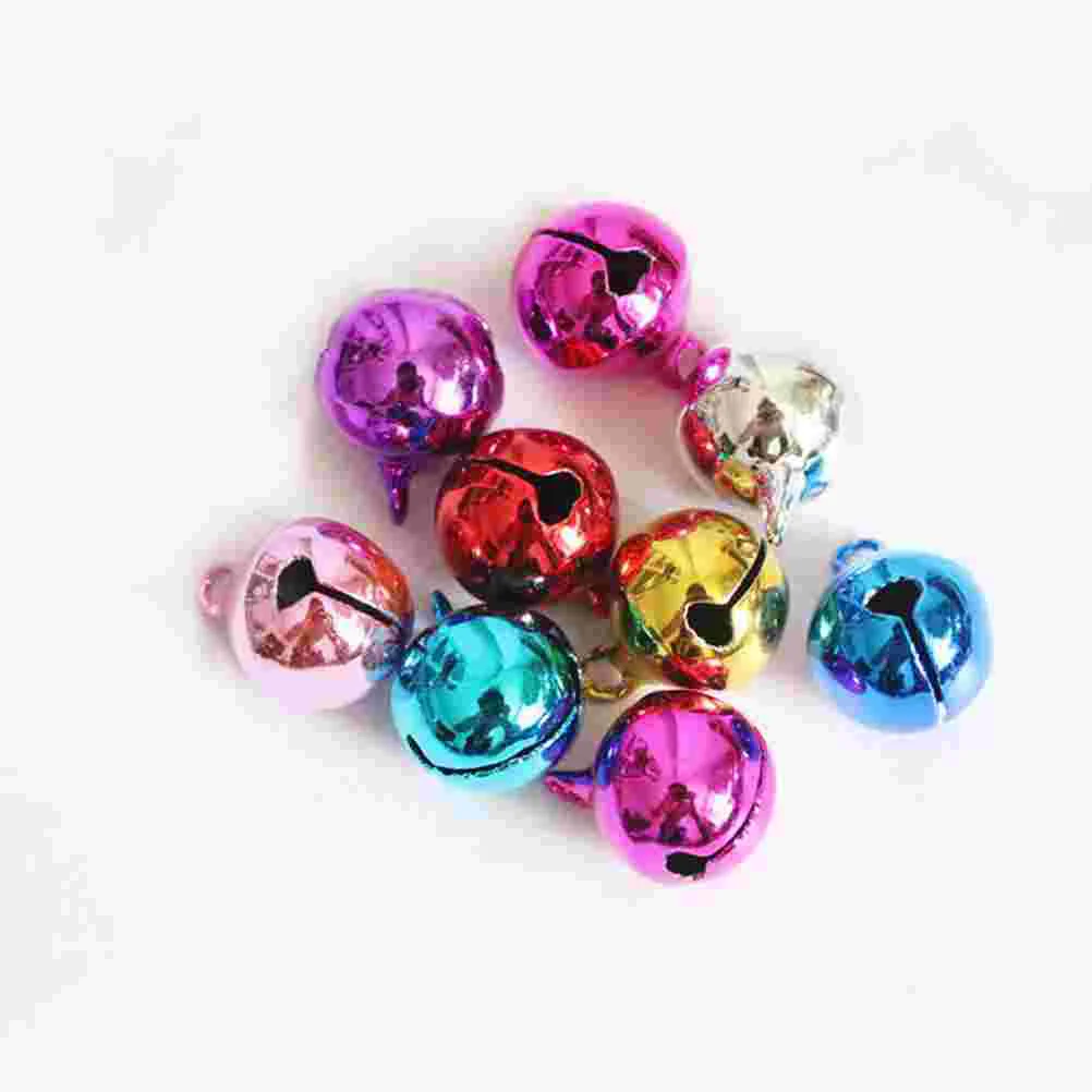 50 ชิ้นระฆังคริสต์มาสสุนัข DIY Craft Electroplated สูญญากาศเครื่องประดับโลหะมินิตกแต่ง