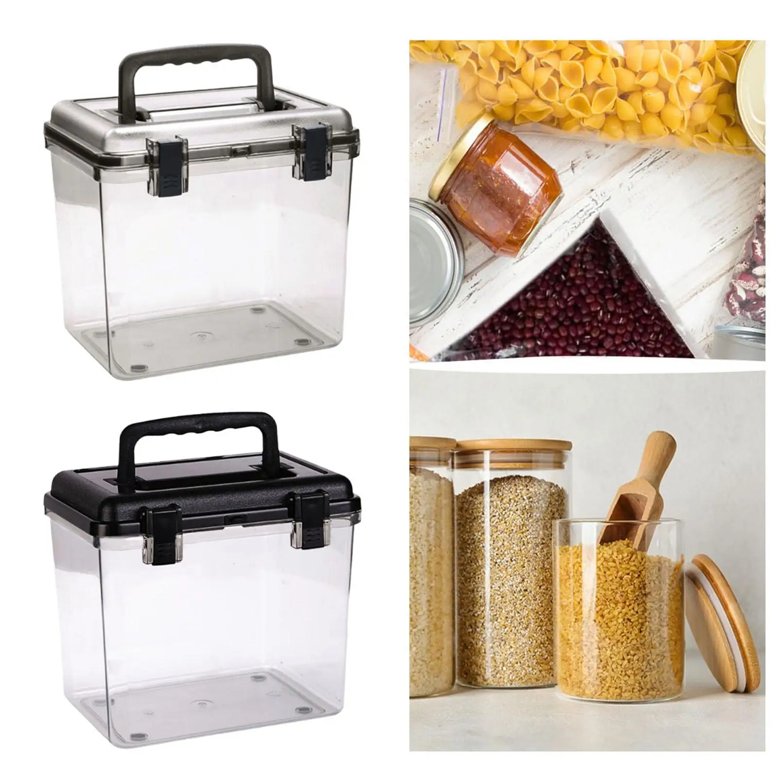 Camera Protective Case Airtight Bin Accessories with Handle Practical Multifunctional with Lid Container Portable Storage Box