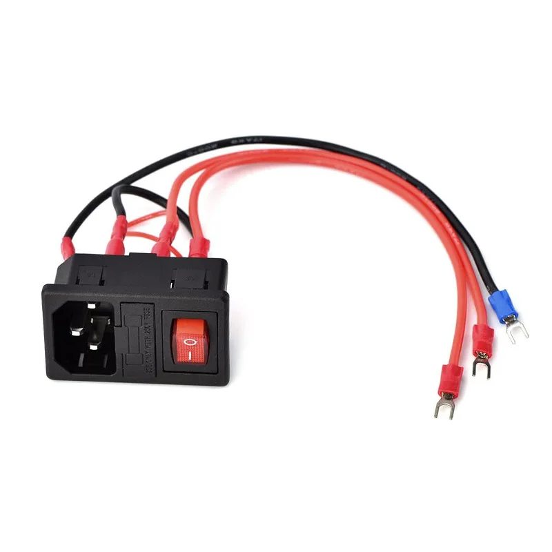 مقبس طابعة ثلاثي الأبعاد C14 مقبس كاسيت ثلاثة في واحد مع وحدة مقبس أنبوب الصمامات #4