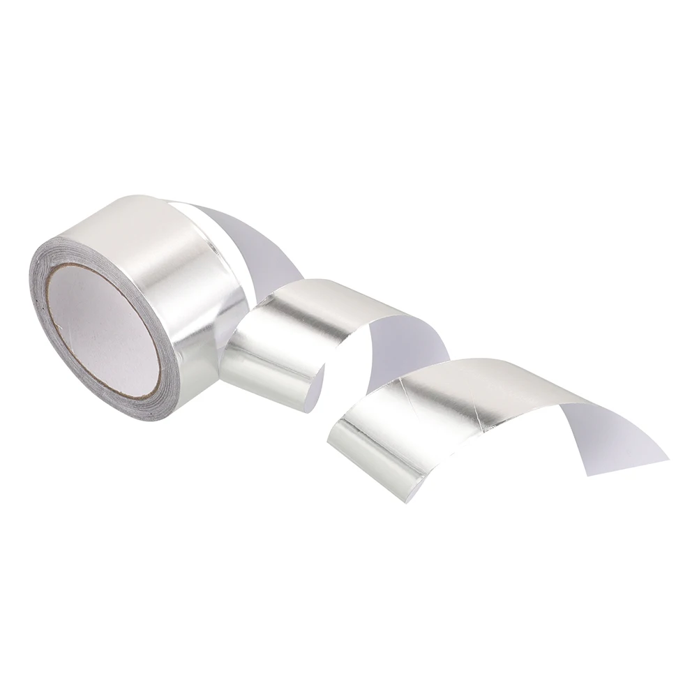 

High Temperature Aluminum Foil Tape Insulation for Underfloor Heating Silver Roll Waterproof Pipe Sealing Solution