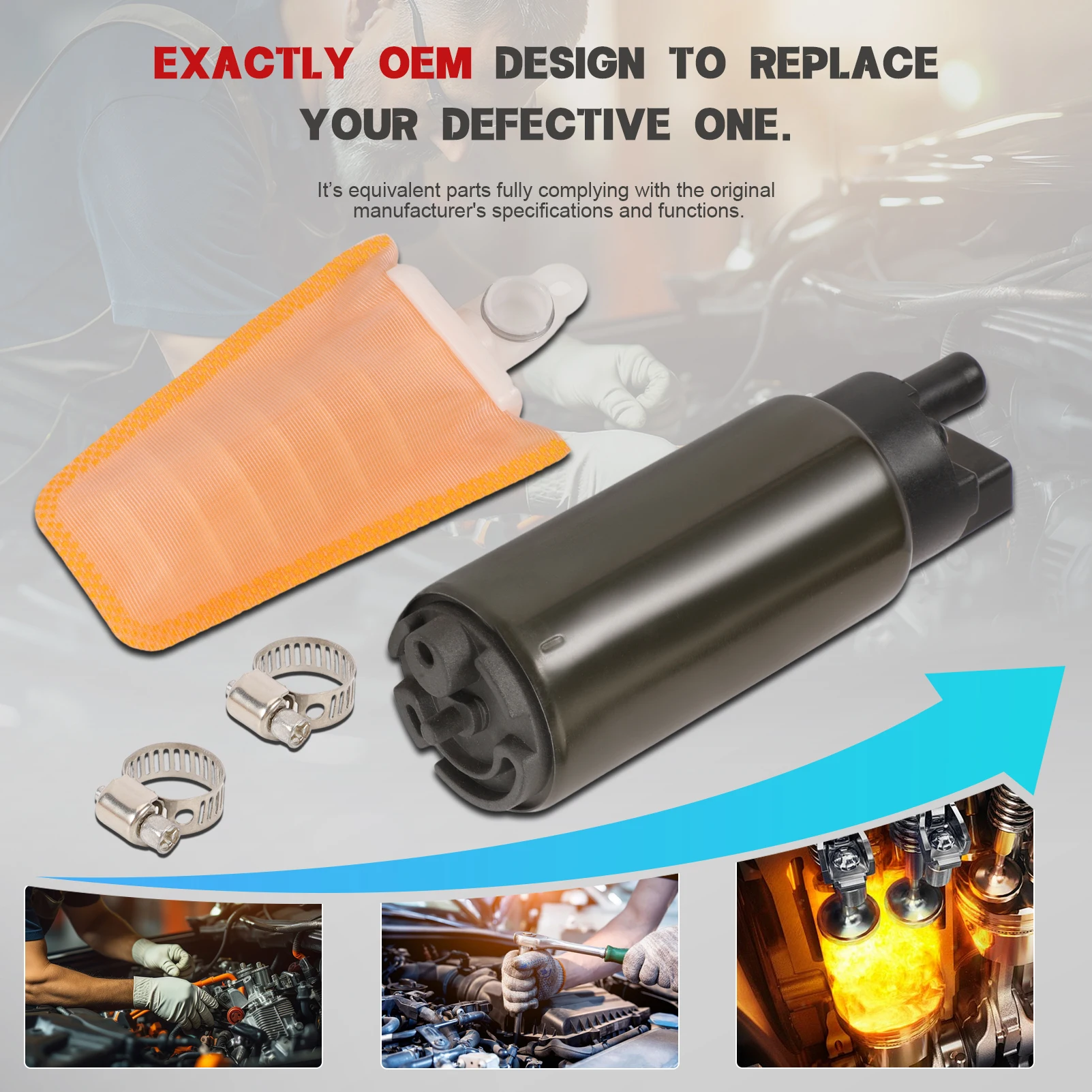 

Топливный насос E8240 для Sequoia 2001-2003 Supra 1993-1998 Tundra 2000-2004 IS300 2001-2005 100-350 заменяет E8237, FP7901-034