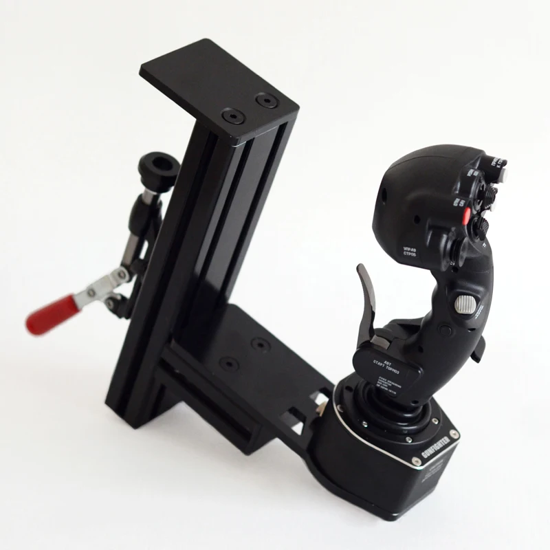 Tumaster Wing Win Orion Pig Rod X56 VKB Flight Rocker Tabletop Mount Bracket متجمد أسود