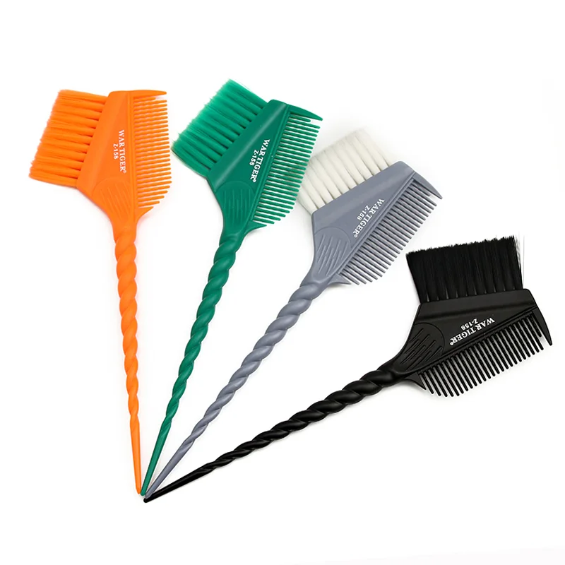 Aplicador de doble cara para tinte de cabello, cepillo de tinte con peines integrados, cepillo de retoque de raíz de pelo, cepillo de Color para tinte de cabello de salón
