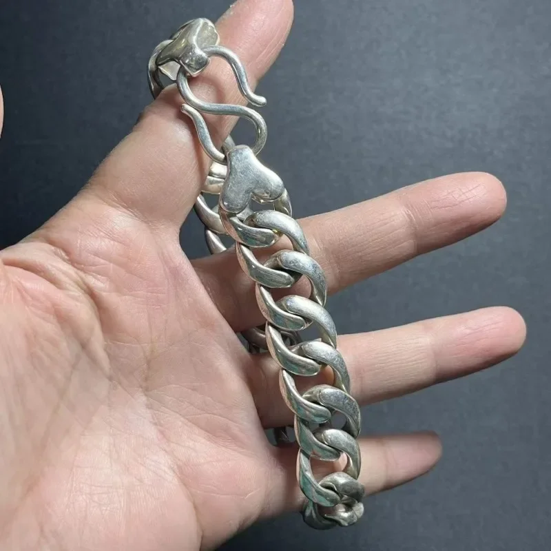 S925 Tibetan Silver String Classic Bracelet Workmanship Fashion Jewelry Men  Women Birthday Party Gifts