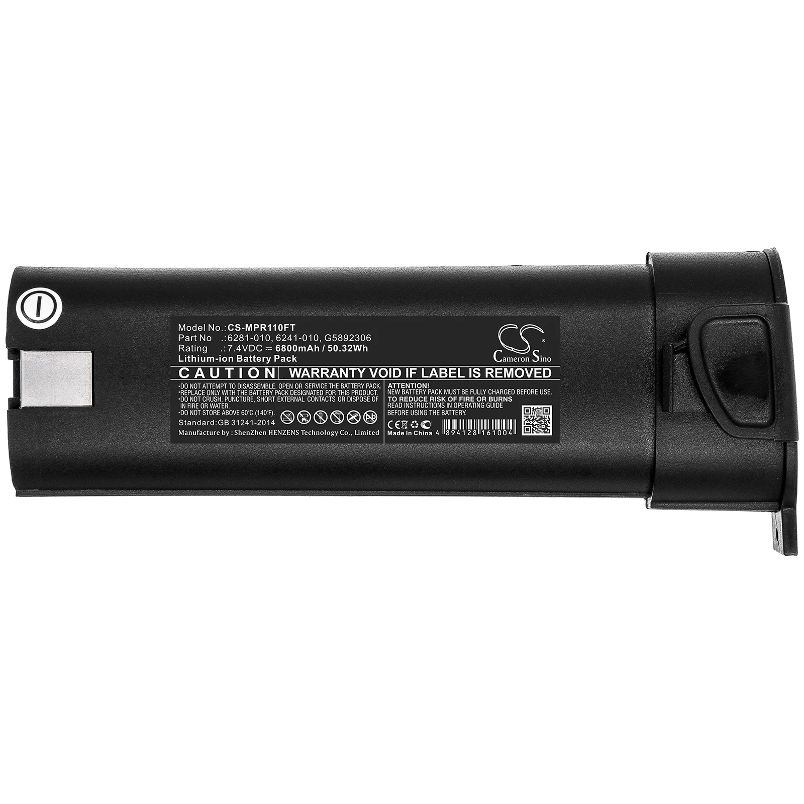 Batteria Flashlig per Monarch 6241-010 6281-010 G5892306 Nova-Pro stroboscopi Nova-Pro 100 stroboscopi a LED contagiri