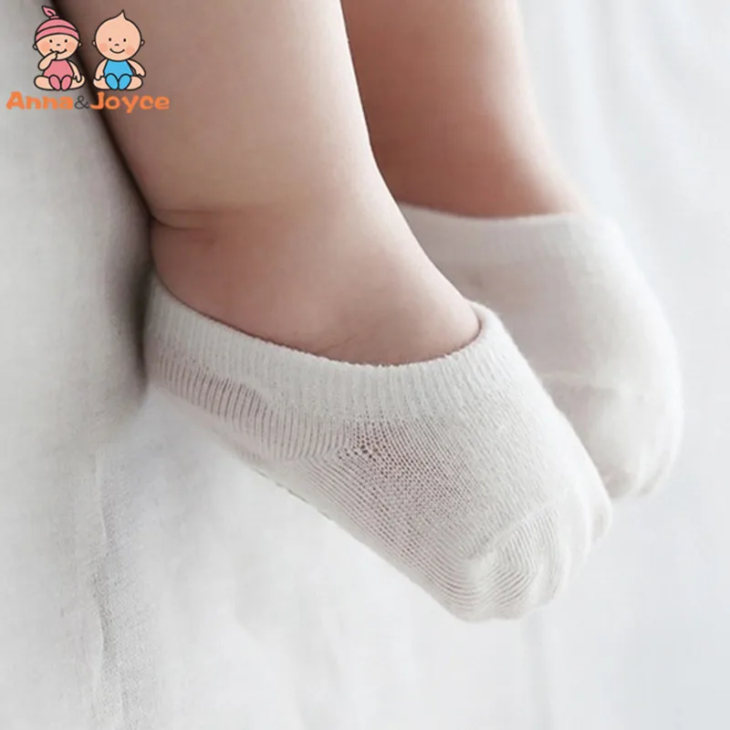 5PAIRS/LOT New High Quality Korean Children\'s Invisible Boat Baby Non Slip Cotton Sock for Girl and Boy